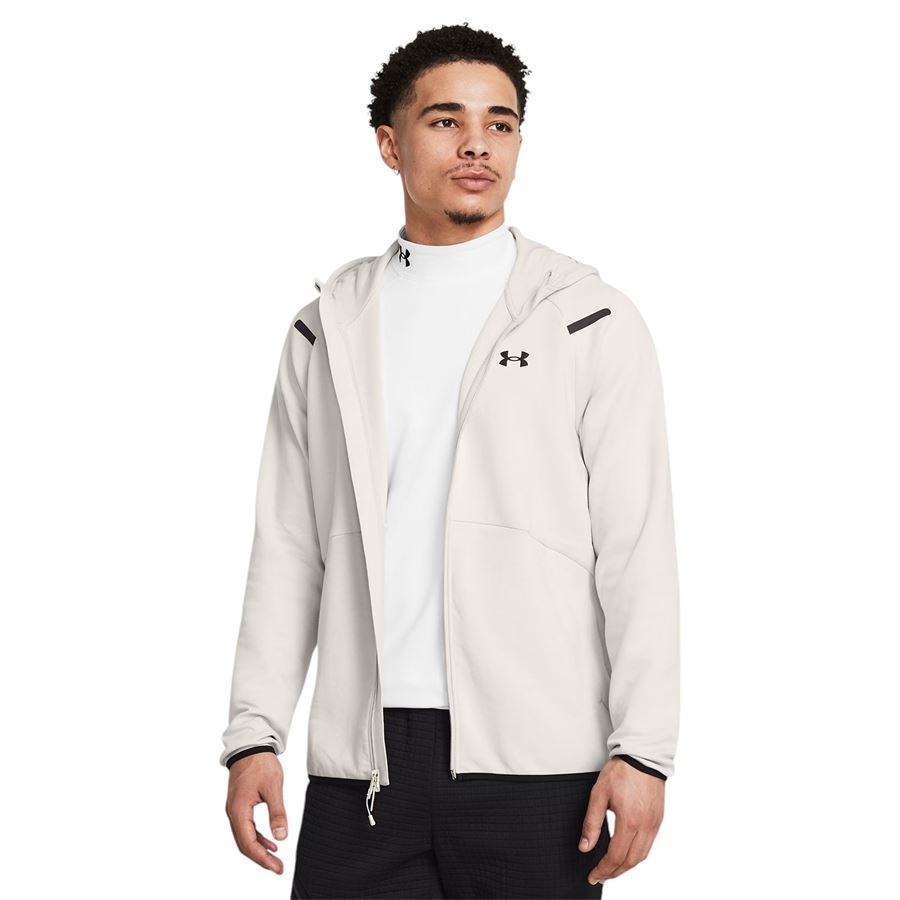UA Unstoppable Fleece Full-Zip felpa con cappuccio da uomo Under Armour | 13893520110